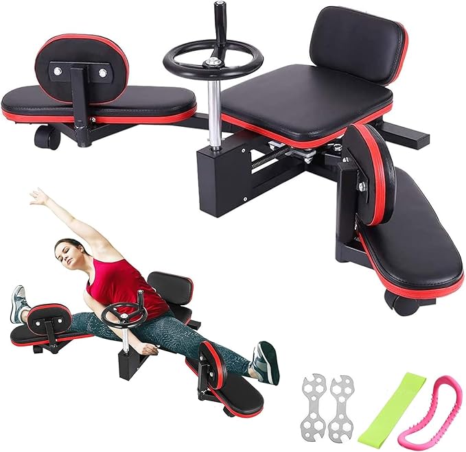 Pro Leg Stretcher 330LBS Leg Stretch Machine Heavy Duty Steel Frame Leg Stretcher Machine Training Fitness Equipment Leg Stretcher for Home Gym