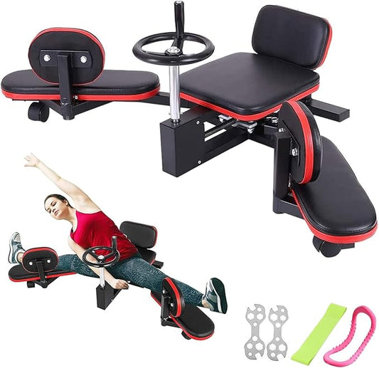 Pro Leg Stretcher 330LBS Leg Stretch Machine Heavy Duty Steel Frame Leg Stretcher Machine Training Fitness Equipment Leg Stretcher for Home Gym