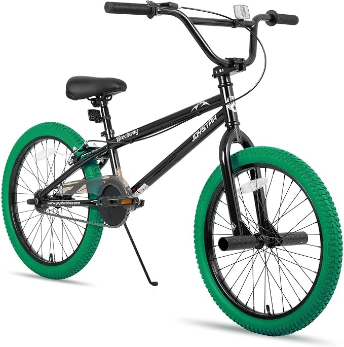 JOYSTAR Brockway Freestyle Kids BMX Bikes 20" 24" Kids Bicycles for 6-14 Years Old Boys Girls and Beginner-Level Riders 2 Pegs Multiple Colors