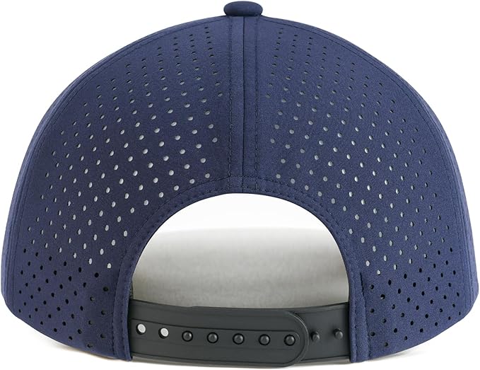 VOBOOM Men Quick Dry Baseball Cap Laser Cut Mesh Ball Curved Brim Snapback Hat