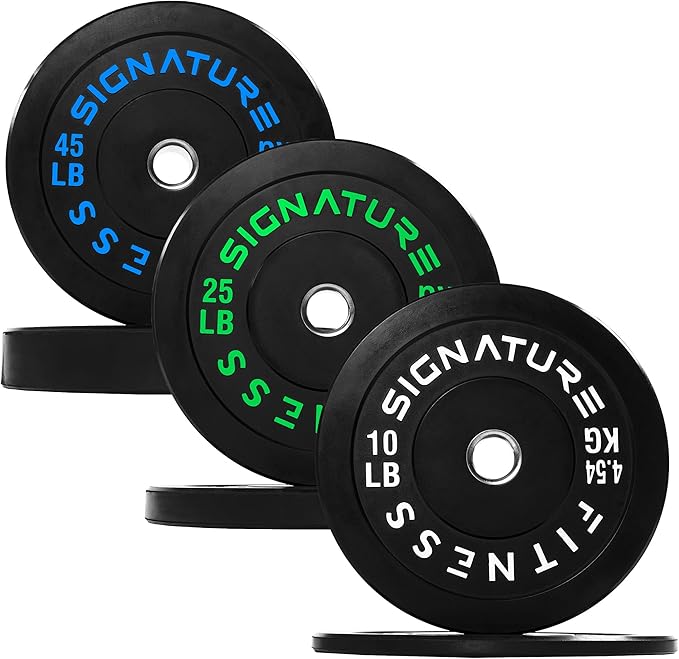 Olympic Bumper Plates Set, 2" Weight Plates for Strength Training & Weightlifting, Paris or Set or Set with Barbell, Multiple Options