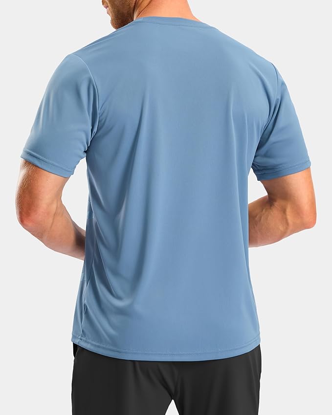 G Gradual Men's Workout Shirts Quick Dry Athletic Running T-Shirts Lightweight Moisture Wicking Short Sleeve Sports Gym Tops