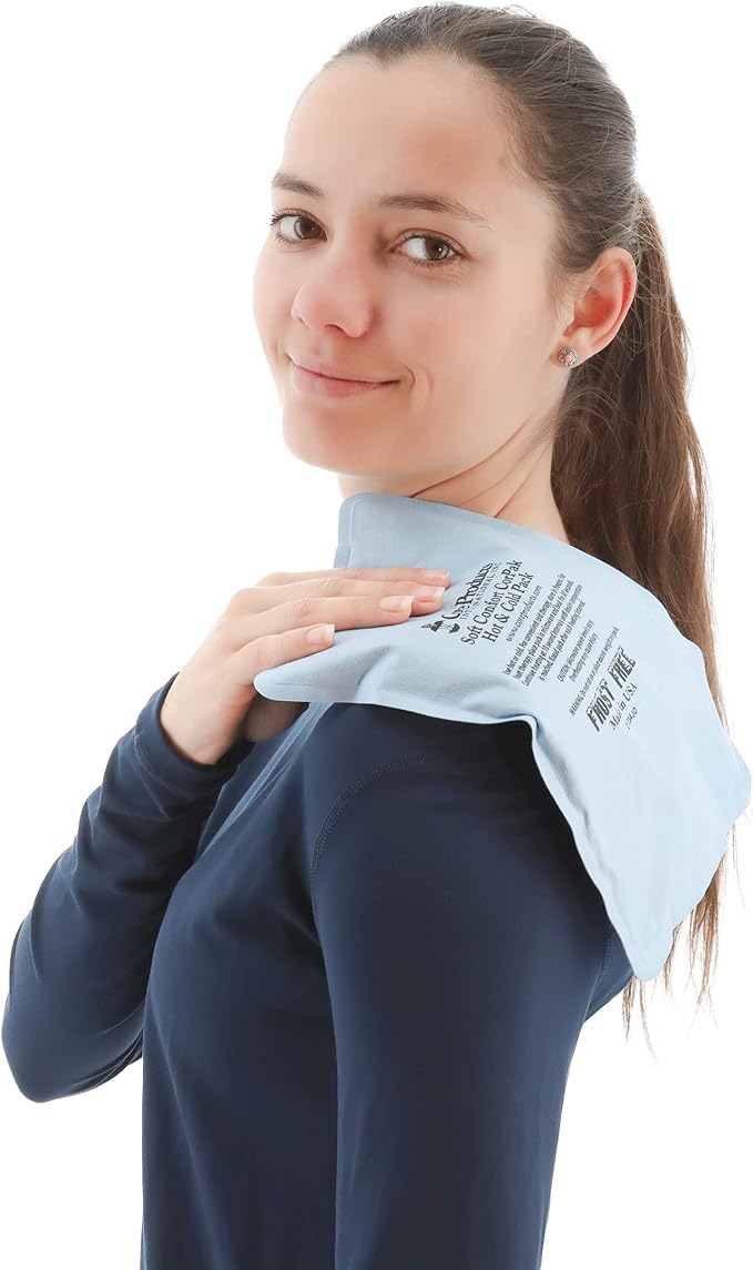 Core Products Soft Comfort CorPak – Reusable Hot & Cold Therapy Pack, Ice Pack for Injuries, No-Frost Compress for Muscle, Back & Joint Pain Relief – 6" x 10", Made in USA
