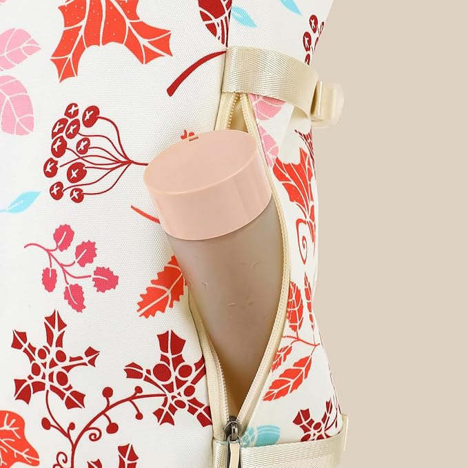 Kalesi Floral Gym Duffle Bag Backpack 4 ways for Women Waterproof with Shoes Compartment for travel Sport Hiking laptop Lightweight, XL