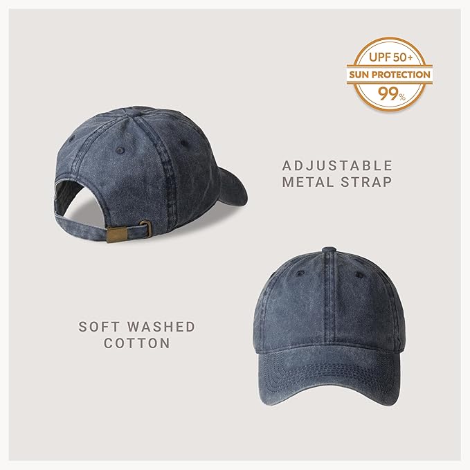 CHOK.LIDS Everyday Premium Dad Hat Unisex Cotton Baseball Cap for Men and Women Adjustable Lightweight Polo Style Curved Brim