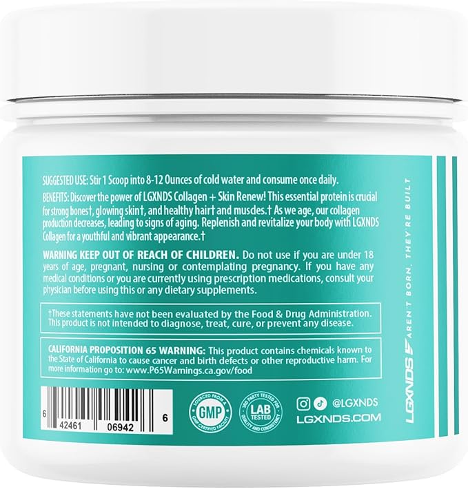 Collagen Powder, Hydrolyzed Collagen Peptides, Grass-Fed, Non-GMO, Unflavored, 20g Protein Per Serving, Supports Skin, Hair, Nails, Joints & Gut Health, Keto & Paleo-Friendly, 30 Servings