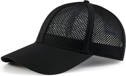 VOBOOM Breathable Full Mesh Baseball Cap for Men, Women, Lightweight Trucker Hats Outdoor Sports Wear