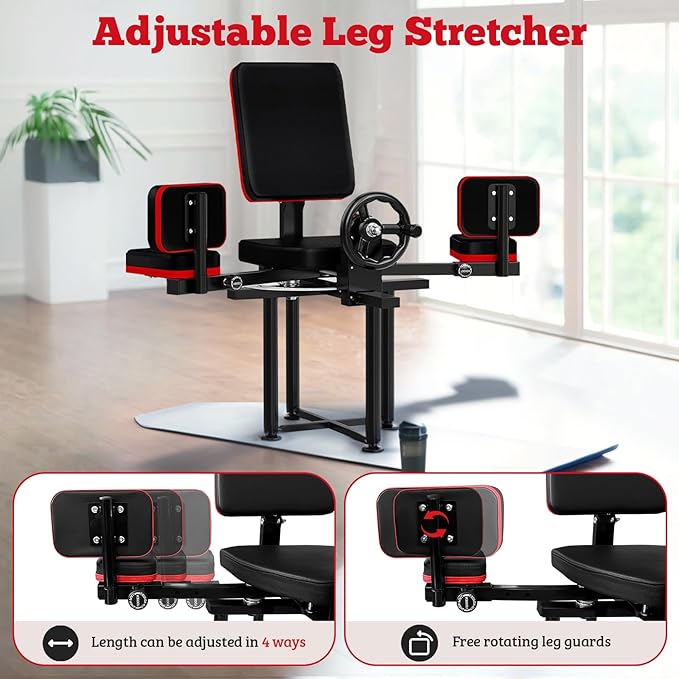 Leg Stretcher - Strength Training Leg Machines Heavy Duty Steel Split Training Equipment