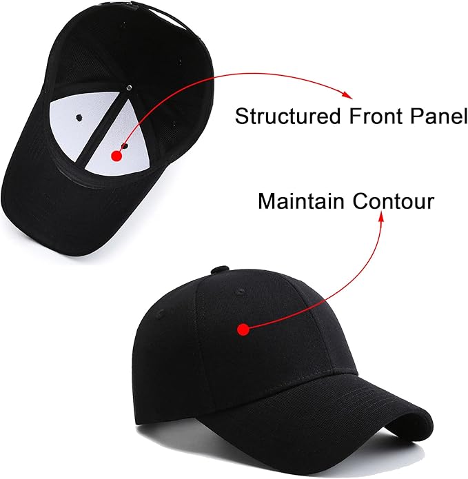 PFFY 2 Packs Baseball Cap Golf Dad Hat for Men and Women