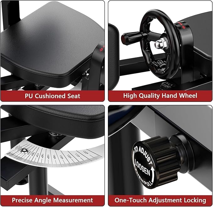 Leg Stretcher，300lbs Leg Stretcher Split Machine,for Flexibility Heavy Duty Leg Stretching Equipment Stretching Training Machine Split Leg Training for Home Yoga Dance Gym