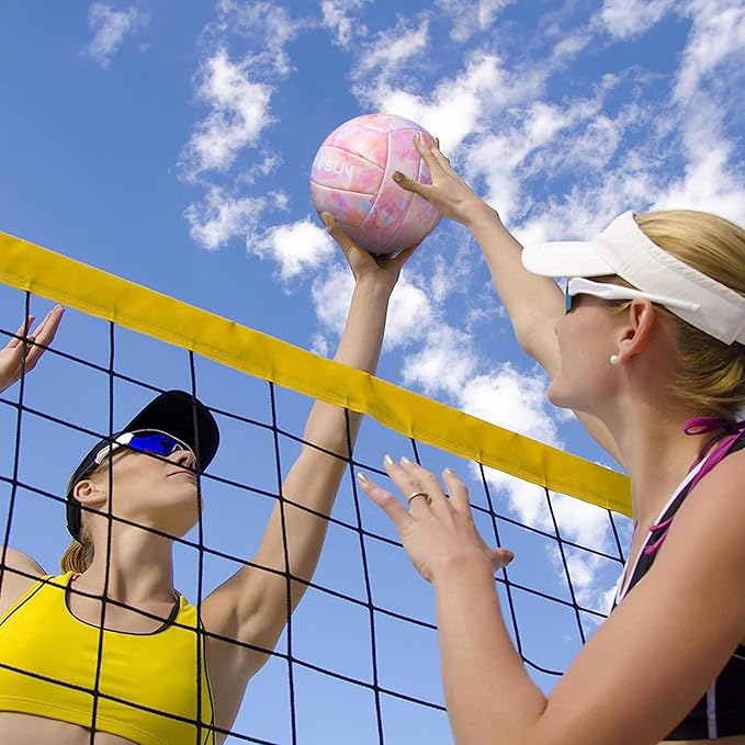 Soft Official Volleyball for Indoor Outdoor Beach, Size 5 Training Volleyball for Beginner Teenager Adult…