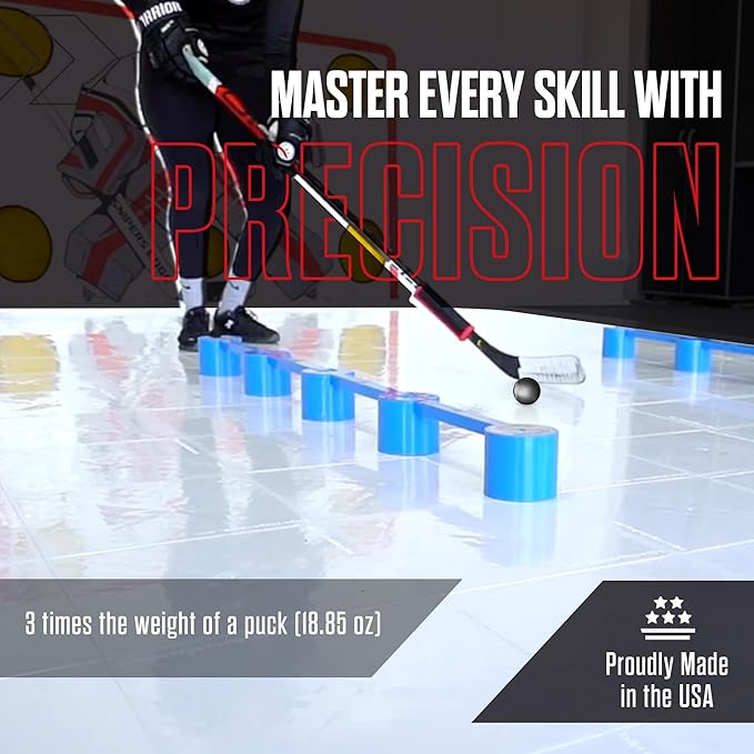 Snipers Edge Hockey Stickhandling Balls - Hockey Dangle Balls with Bag - Improve Stickhandling On and Off The Ice - Bring Anywhere!