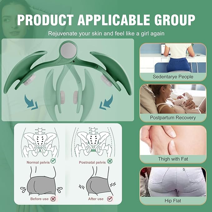 Thigh Trainer - Thigh Toner, Pelvic Floor Trainer, Kegel Trainer & Butt, Leg, Arm Toning Trainer Equipment for Home Gym Workout