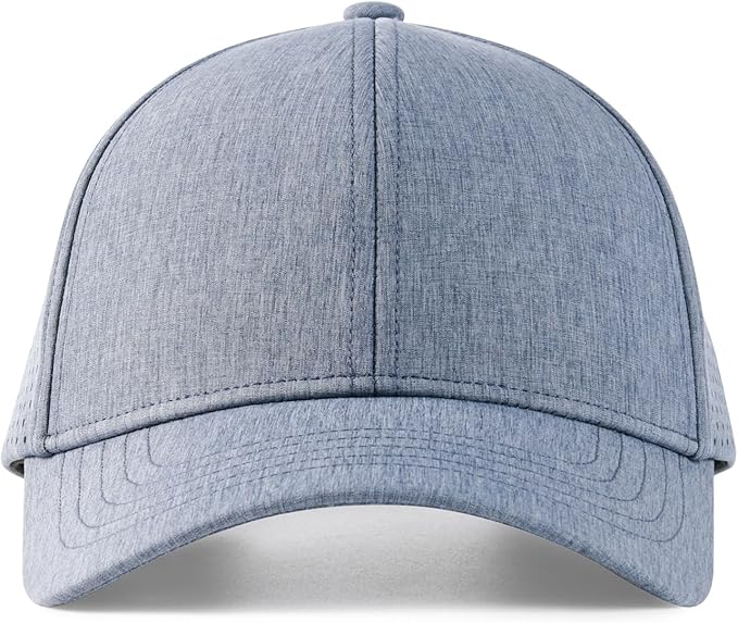 VOBOOM Men Snapback Trucker Hat, Baseball Cap for Breathable Side Laser Cut Holes