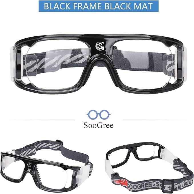 Men Basketball Glasses.Soccer Football Sport Protective Eyewear Safety Goggles,Sports Glasses For Replaceable Lens