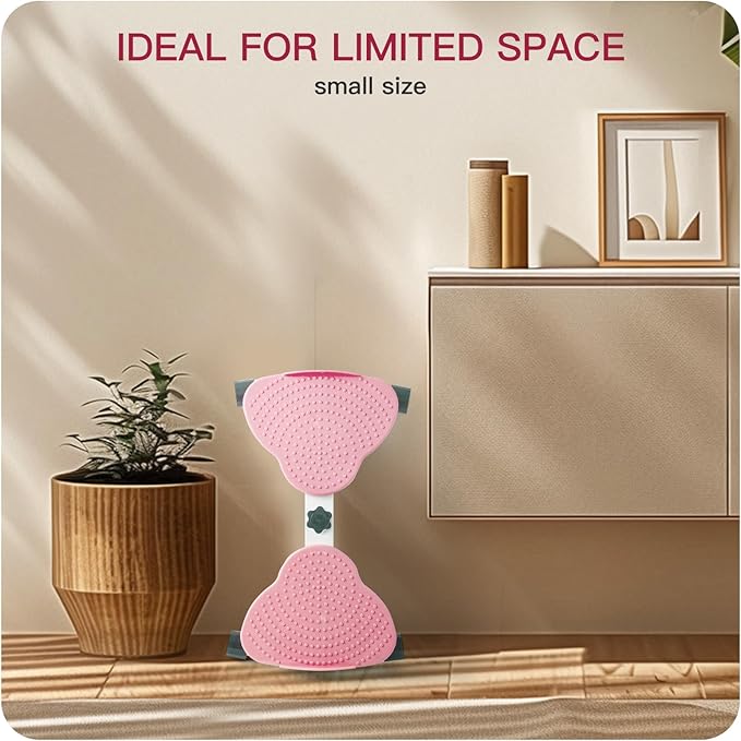 Waist Twisting Machine Pilates Twister Ab Twister Board with 300 lbs Capacity, Noiseless Home Gym Equipment for Core Exercise Slim Waist Belly Fat Workout for Women