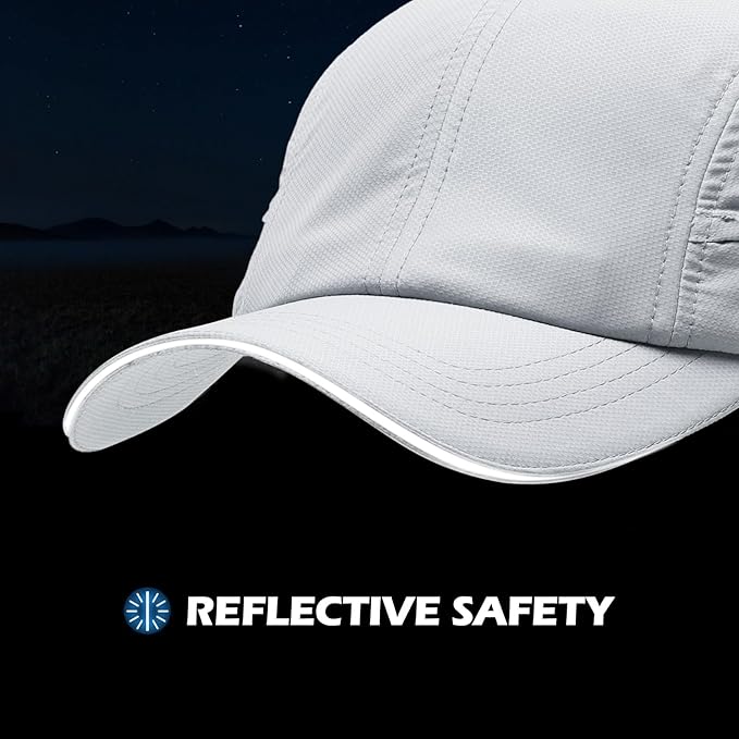 Oversize XL XXL Mens Waterproof Quick Dry Baseball Cap Lightweight Cooling Breathable Sports Hat for Big Heads 23.5"-26"