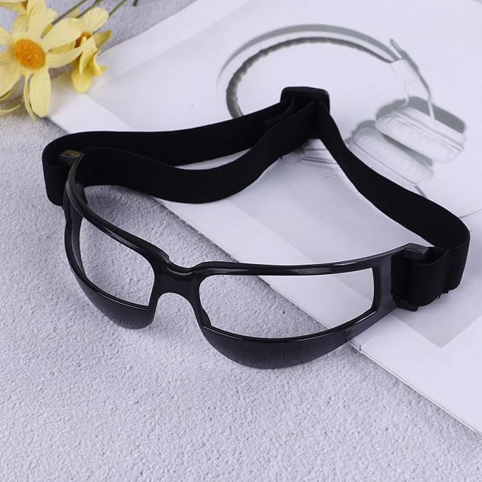 Olgaa Basketball Goggles Sport Dribble Specs Black (2 Pieces) - Sports Dribbling Specs Training Aid for Teenagers Kids Gifts