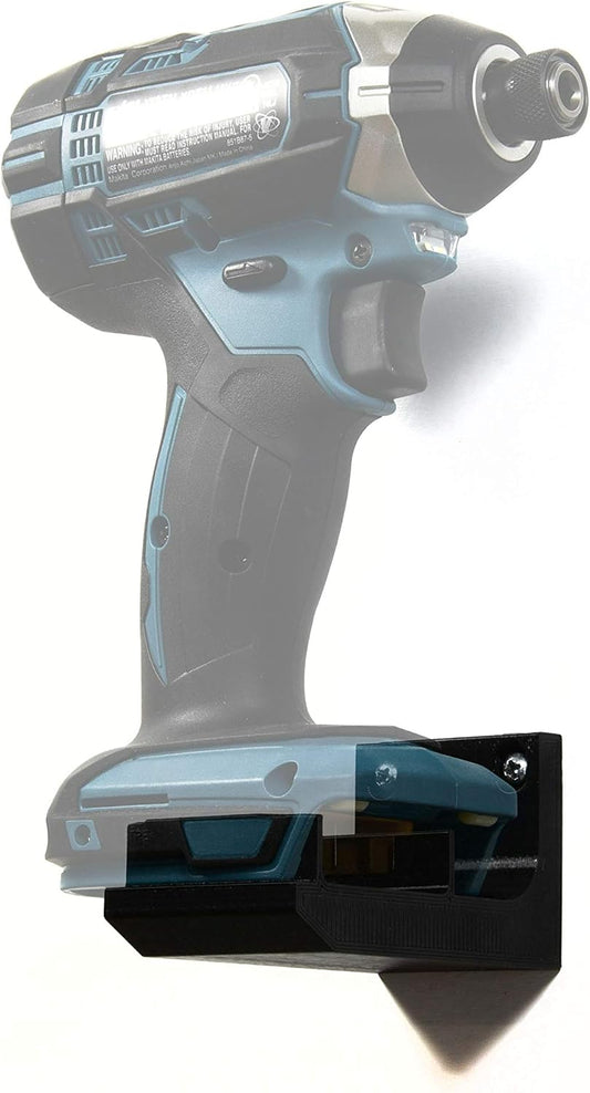 Spartan Mounts for Makita 18V Tool | Wall Display Hook Holder | Power Tool Storage | Blog DIY Craft Room | All Types | Strong Low Profile Bracket | Convenient Easy Access Garage Organization