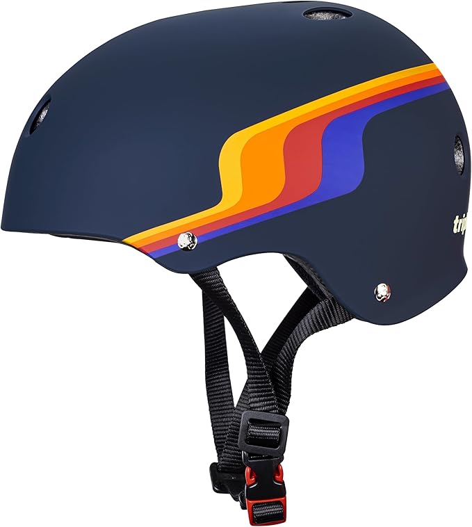 Triple Eight Certified Sweatsaver Helmet for Skateboarding, BMX, Roller Derby, Roller Skating, Inline Skating, Scooter and Bike