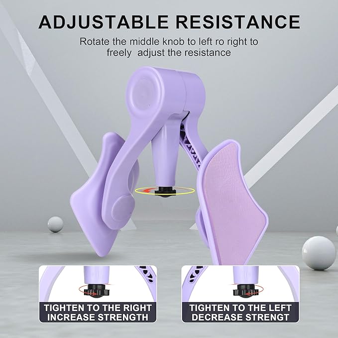 Thigh Exerciser, Kegel Exercise Products, Pelvic Floor Muscle Trainer, Inner Thigh Exercise Equipment for Men&Women