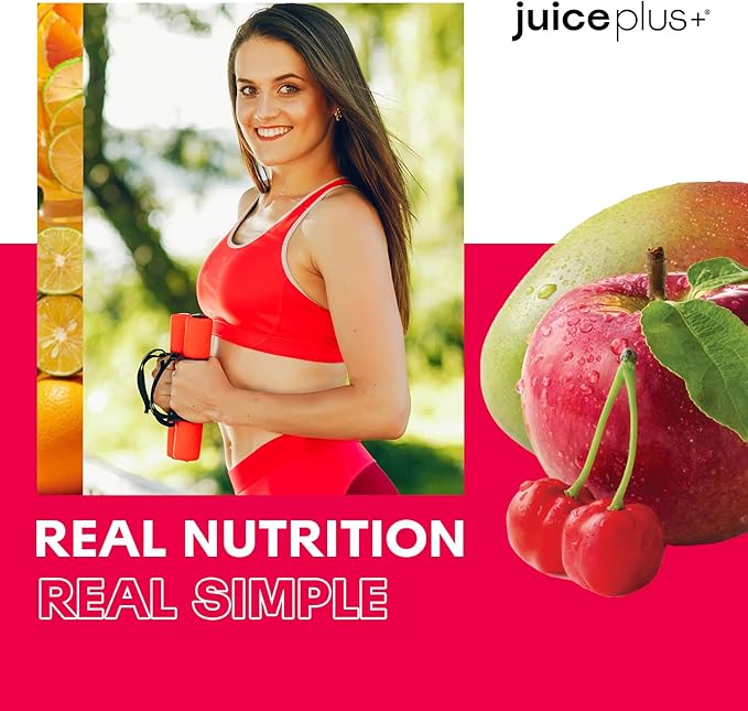 Juice Plus+ Fruit & Vegetable Blend Soft Chews - Tasty Vegan Fruit, Veggie Gummy Vitamins for Adults & Kids - 4 Month Supply 4 Packs (2 of Each Flavor)