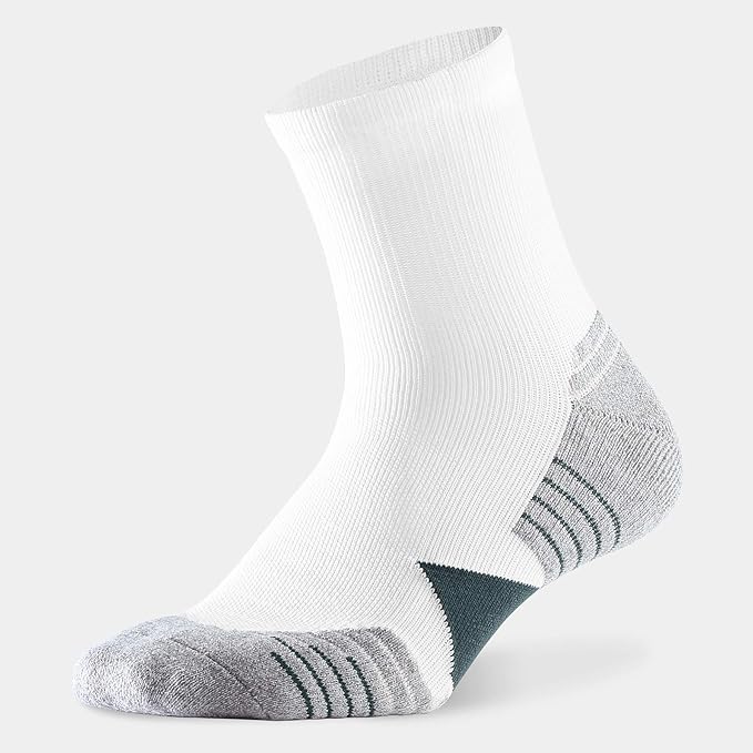 WANDER Men's Athletic Ankle Socks 6-7 Pairs Sports Moisture-wicking Running Basketball Cycling Socks 6-9/10-12/12-14