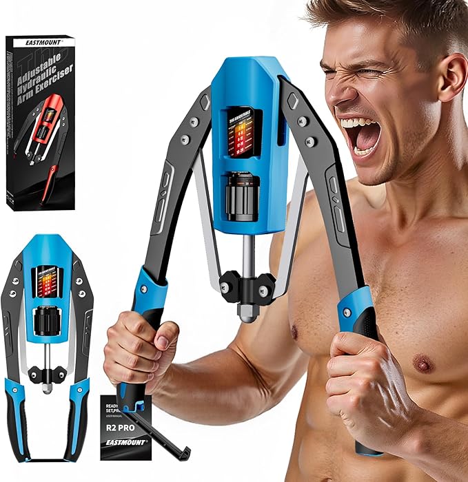 EAST MOUNT Twister Arm Exerciser - Adjustable 22-440lbs Hydraulic Power, Home Chest Expander, Shoulder Muscle Training Fitness Equipment, Arm Enhanced Exercise Strengthener
