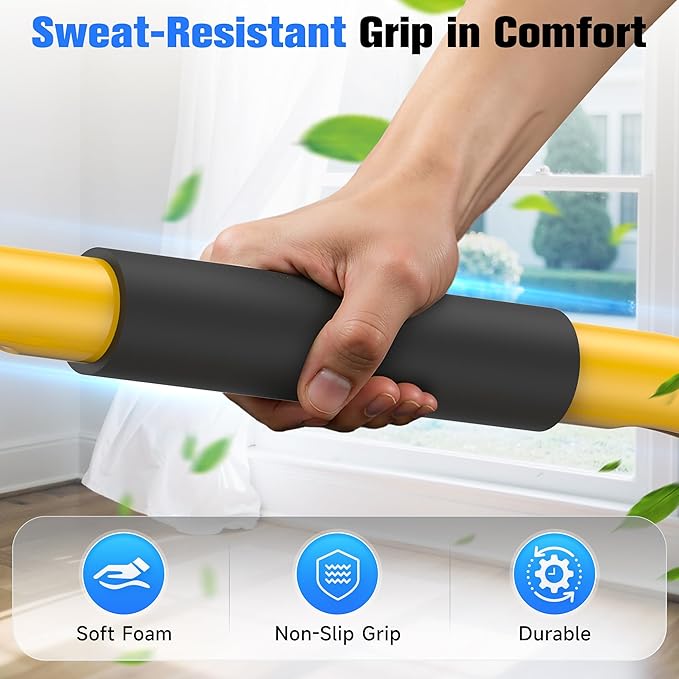 Sportsroyals Adjustable Dip Bar Station, Heavy Duty Parallette & Parallel Bars, 400LBS Stable Dip Stands for Home Gym, Calisthenics & Upper Body Workout Equipment