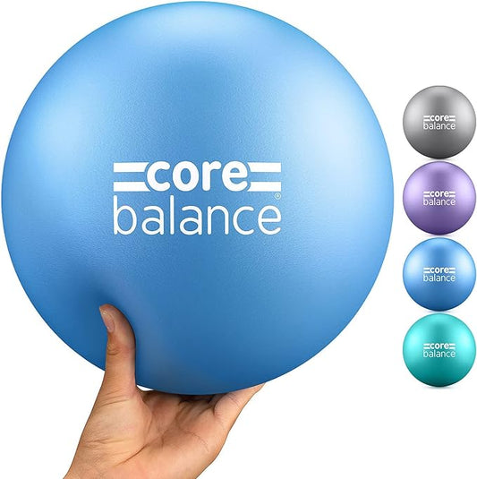9 Inch Anti Burst Pilates Ball - Mini Exercise Ball for Yoga, Barre, Stretching and Core Stability Workout