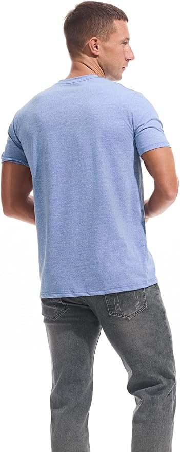 VEIISAR Premium V Neck T Shirts for Men - Modern Fitted Tees Vneck Undershirts