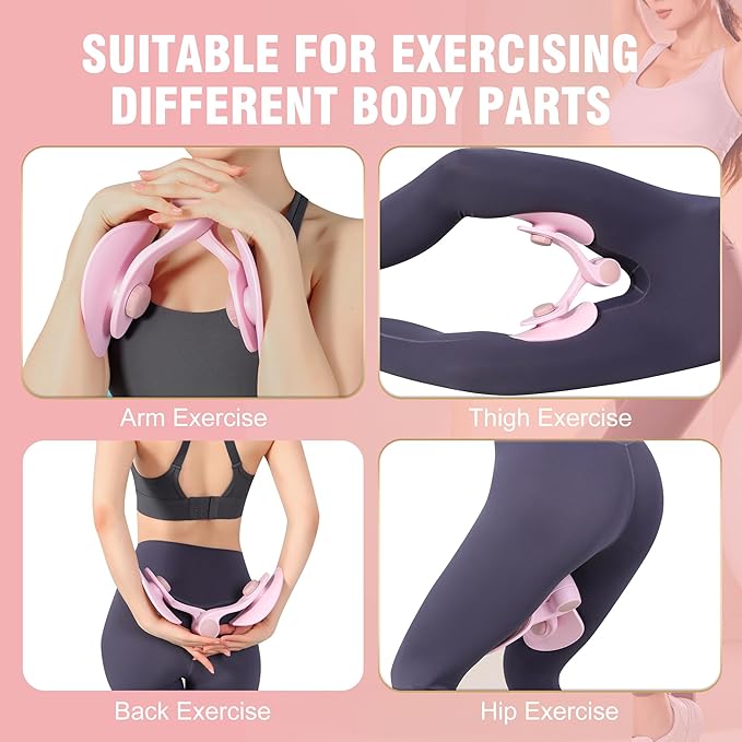 Thigh Trainer - Thigh Toner, Pelvic Floor Trainer, Kegel Trainer & Butt, Leg, Arm Toning Trainer Equipment for Home Gym Workout