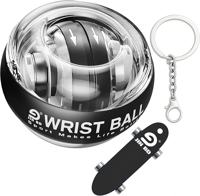 Wrist ball gyroscope forearm trainer, Torque ball, power, automatic start wrist strengthener,