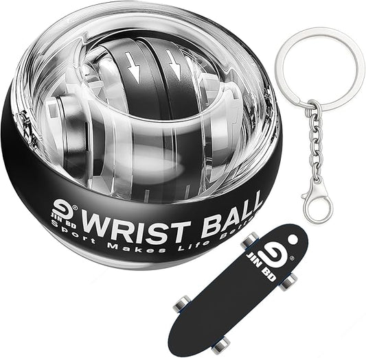 Wrist ball gyroscope forearm trainer, Torque ball, power, automatic start wrist strengthener,