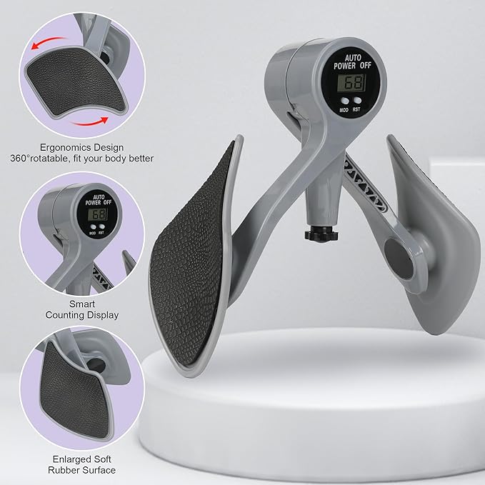 Thigh Exerciser, Kegel Exercise Products, Pelvic Floor Muscle Trainer, Inner Thigh Exercise Equipment for Men&Women