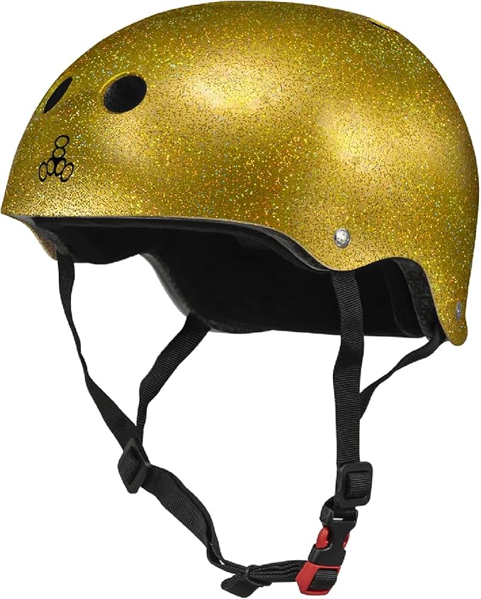 Triple Eight Certified Sweatsaver Helmet for Skateboarding, BMX, Roller Derby, Roller Skating, Inline Skating, Scooter and Bike