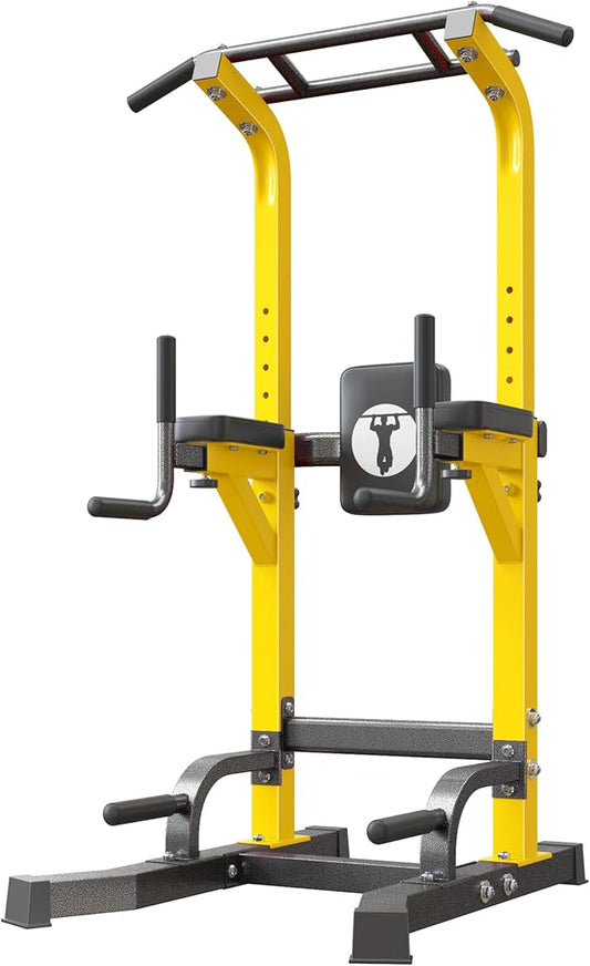 SogesHome Adjustable Pull Up Bar & Dip Station, Heavy Duty 500LB Capacity Multifunctional Home Gym Fitness Equipment for Strength Training, Push Up Stand for Arm, Back, Core & Full Body Workout