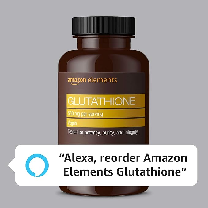 Amazon Elements Glutathione 500mg 60 Capsules