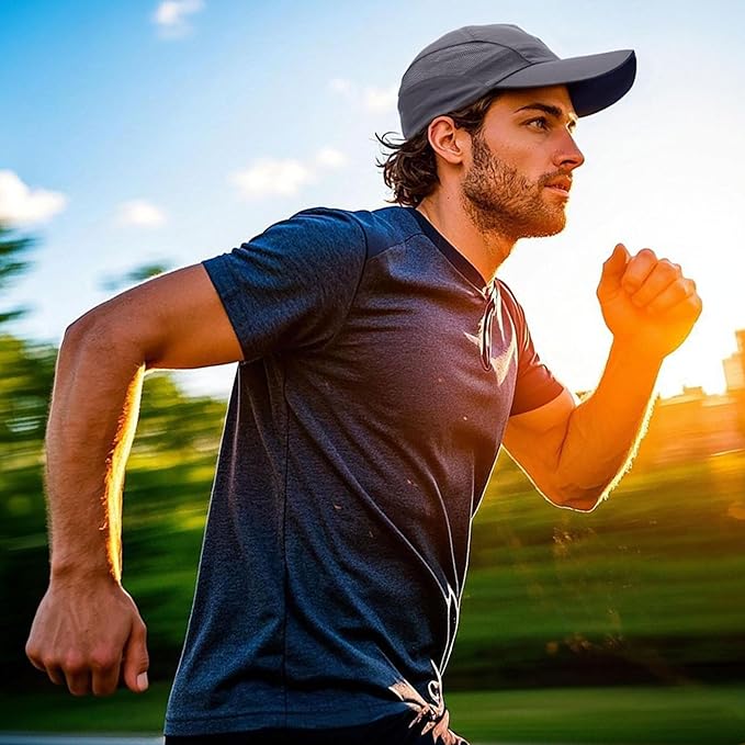 CLAPE Outdoor Sun Visor Hats Lightweight Waterproof Breathable Sports Hat UPF50+ Ultra Thin Cooling Baseball Hats