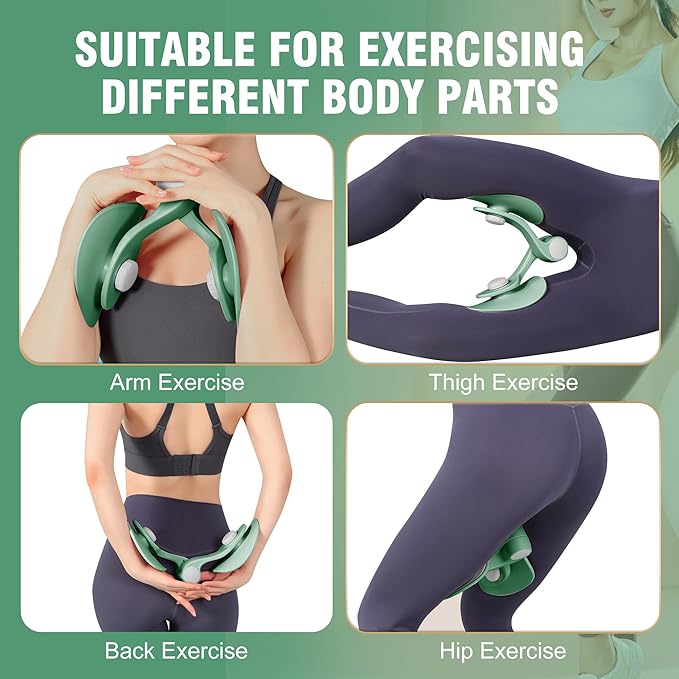 Thigh Trainer - Thigh Toner, Pelvic Floor Trainer, Kegel Trainer & Butt, Leg, Arm Toning Trainer Equipment for Home Gym Workout