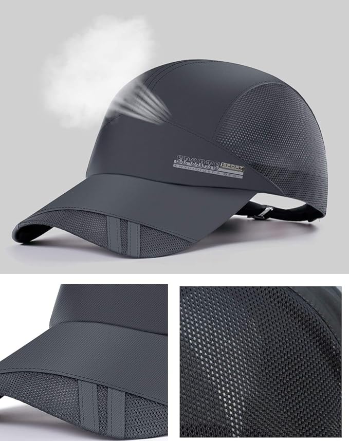 ELLEWIN Baseball Cap Running Hat Golf Hats Men Pickleball Quick Dry Caps Hat for Men and Women Sun Protection
