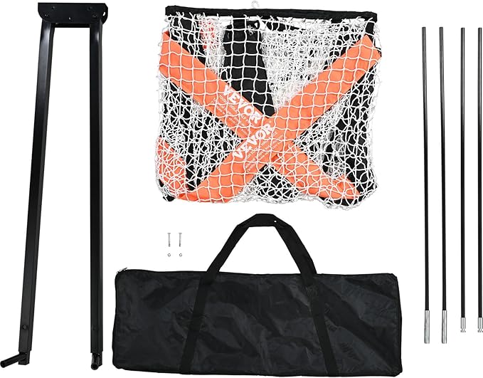 VEVOR Portable Lacrosse Goal - Complete Training Accessory Set with Extended Coverage for Youth and Adults