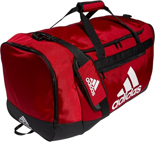adidas Unisex Defender 4.0 Gym Duffel Bag for Men and Women, Team Power Red, Large (110L)
