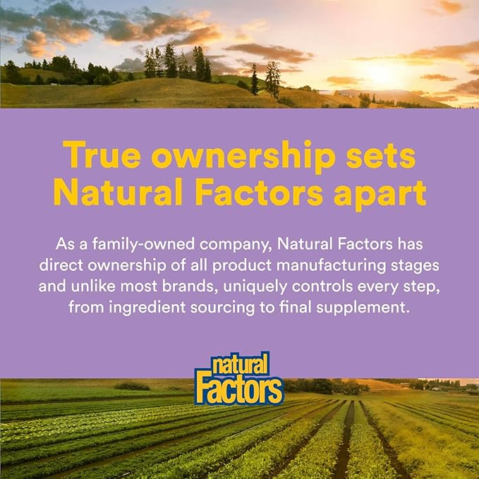 Natural Factors Total Body Collagen Bioactive Peptides Powder for Healthy Skin, Hair & Joints, Unflavored, 500 g