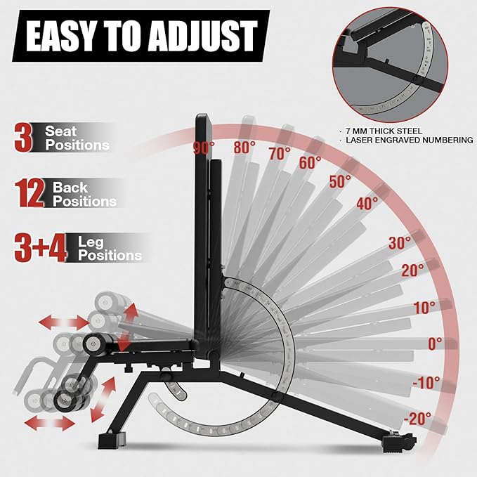 Mikolo Power Cage, 2000LB Power Rack with Independent Dual Pulley System, Multi-Function Home Gym Workout Machine for Cable Crossover