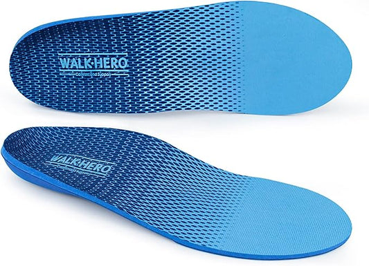 Plantar Fasciitis Feet Insoles Arch Supports Orthotics Inserts Relieve Flat Feet, High Arch (Mens 6-6 1/2 | Womens 8-8 1/2)