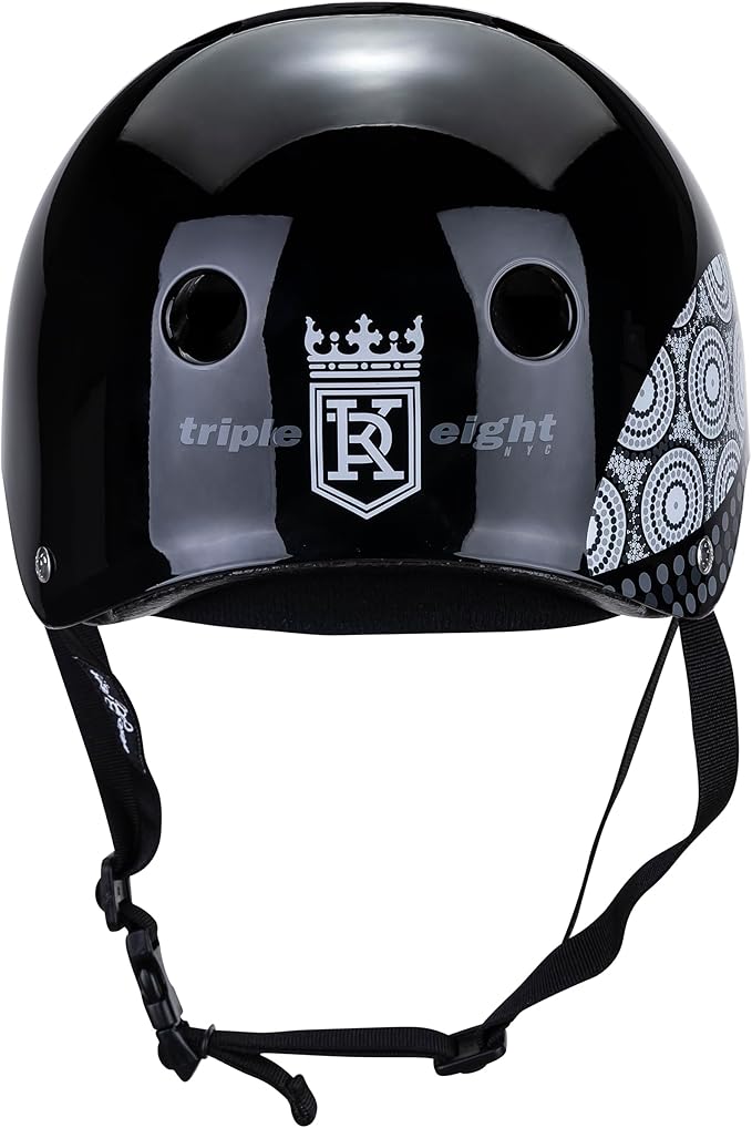 Triple Eight Certified Sweatsaver Helmet for Skateboarding, BMX, Roller Derby, Roller Skating, Inline Skating, Scooter and Bike