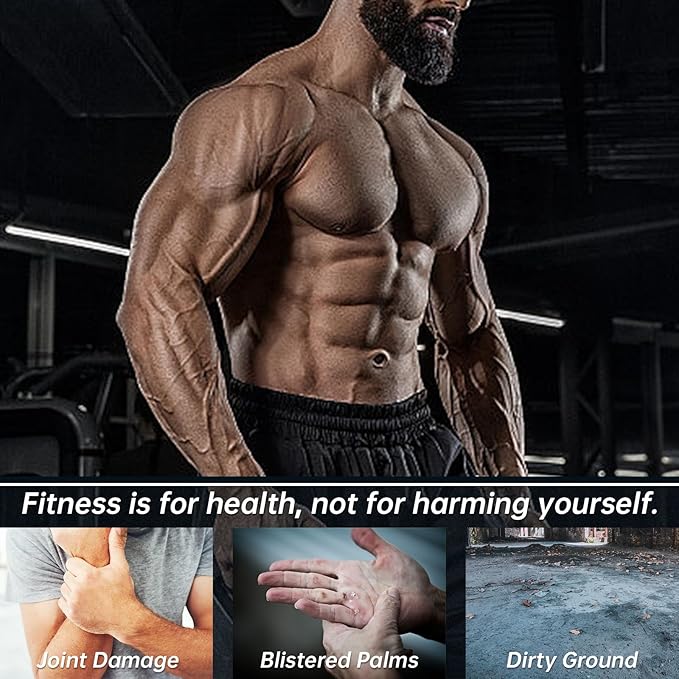 WOOD CITY 2 PCS Wood Push Up Bars Stands with Non-Slip Base, Supports Aerobics and Upper Body Strength Training for Men and Women, Joint-friendly Beech Wood Home Fitness Equipment