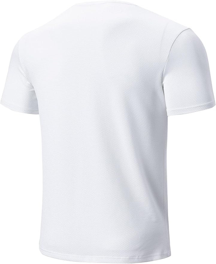 Moisture Wicking Quick Dry Soft Pickleball Workout Hiking Camping Running Shirts for Men Outdoor Sports