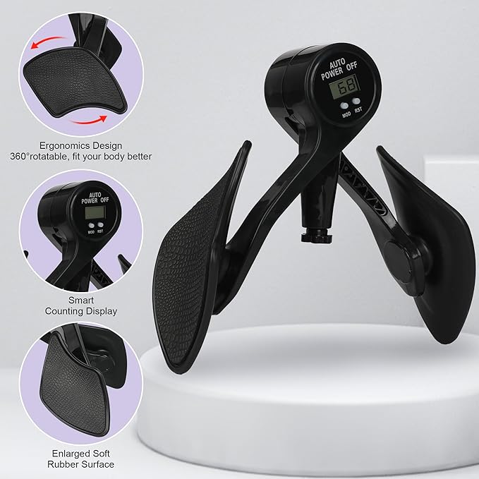 Thigh Exerciser, Kegel Exercise Products, Pelvic Floor Muscle Trainer, Inner Thigh Exercise Equipment for Men&Women